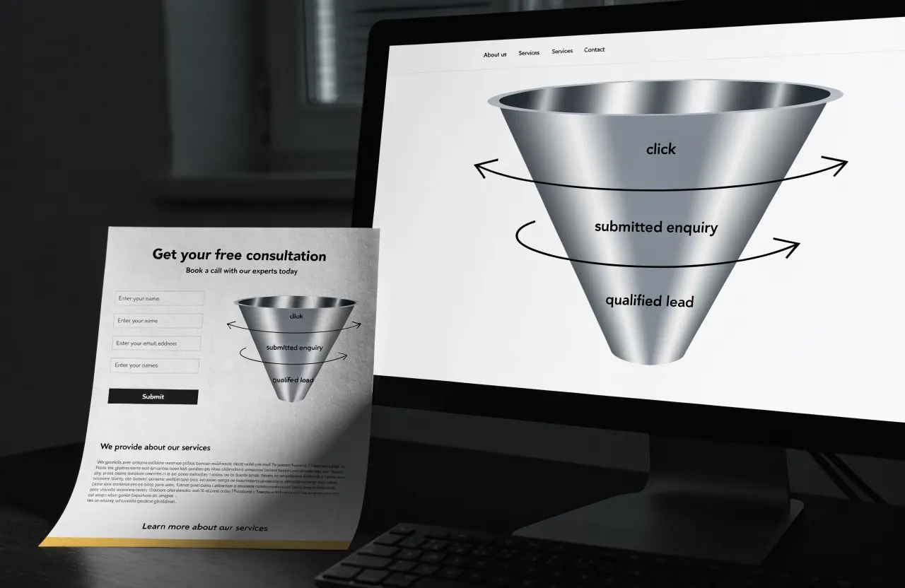 Paid campaign tracking from click to qualified enquiry